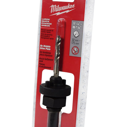 Milwaukee 49-56-9100 7/16-Inch Quick Change Large  Hole Saw Arbor