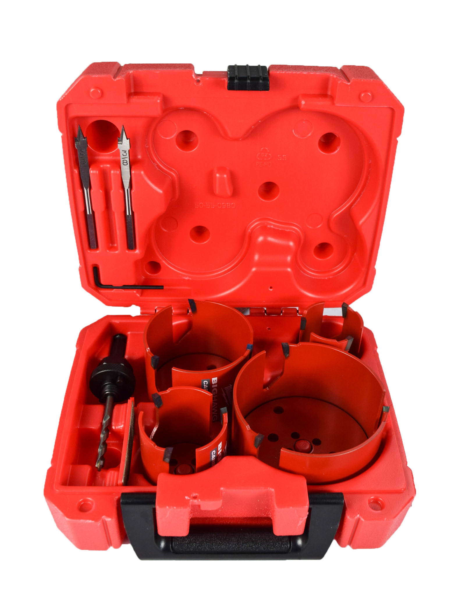 Milwaukee 49-56-9285 Big Hawg Carbide Teeth 8 pc Plumber's Hole Saw Kit