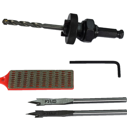 Milwaukee 49-56-9285 Big Hawg Carbide Teeth 8 pc Plumber's Hole Saw Kit