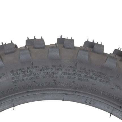 Hoosier Racing Tire 60/100-10 MX30 Jr Dirt Bike Front Tube Type Tire with Hoosier Keychain