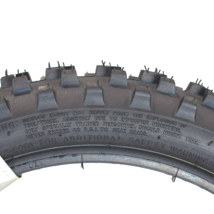 Hoosier Racing Tire 60/100-12 MX30 Sr Dirt Bike Front Tube Type Tire with Hoosier Keychain