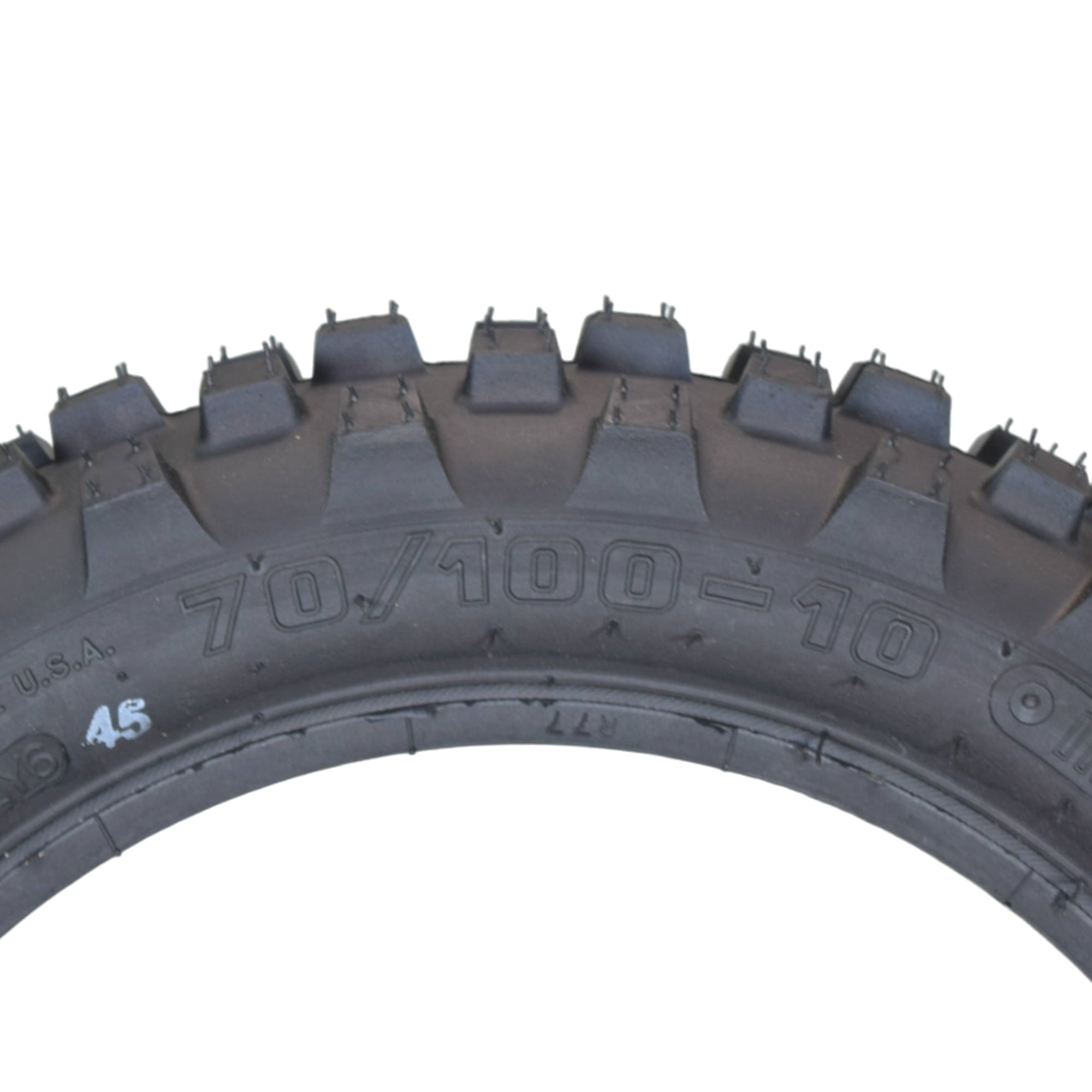 Hoosier Racing Tire Set: 70/100-10 IMX30 & 80/100-12 IMX30 Tube Tires & Keychain