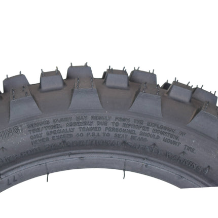 Hoosier Racing Tire Set: 70/100-10 IMX30 & 80/100-12 IMX30 Tube Tires & Keychain