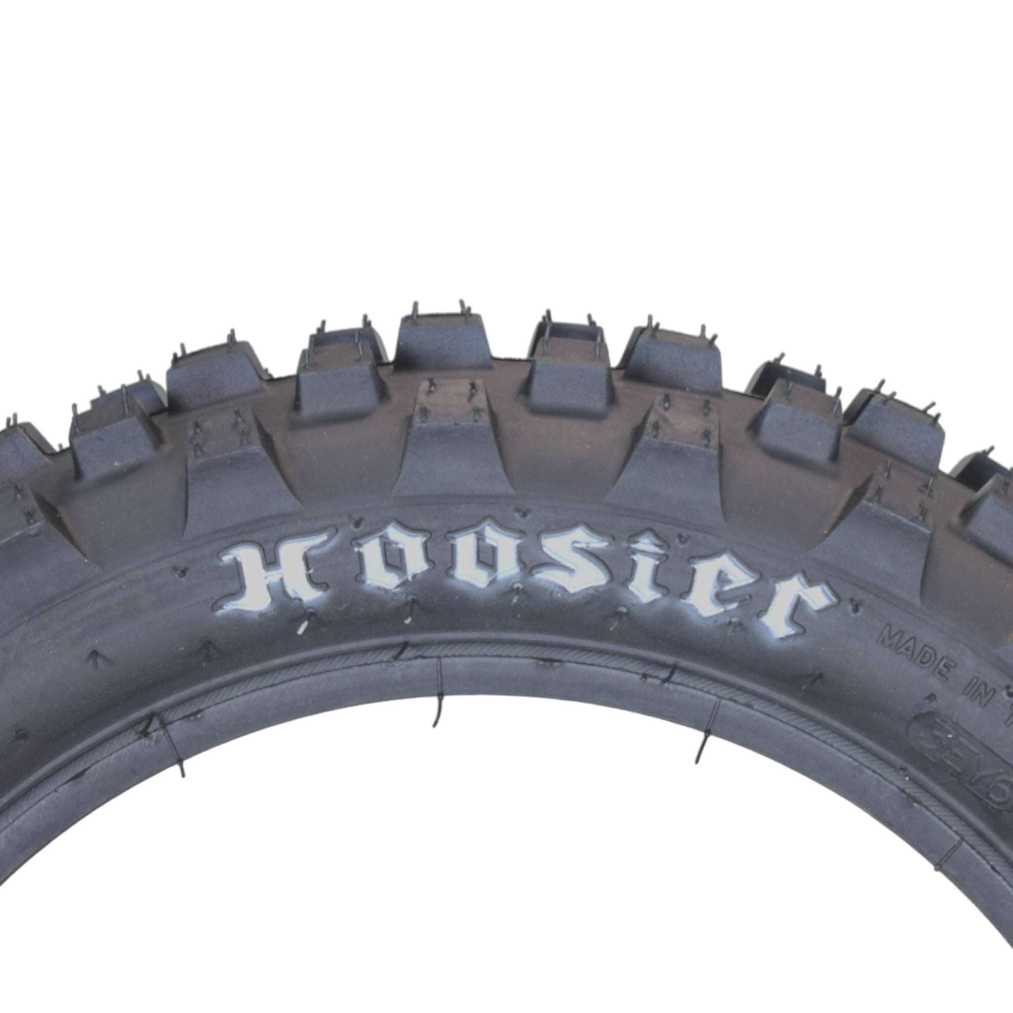 Hoosier Racing Tire Set: 70/100-10 IMX30 & 80/100-12 IMX30 Tube Tires & Keychain