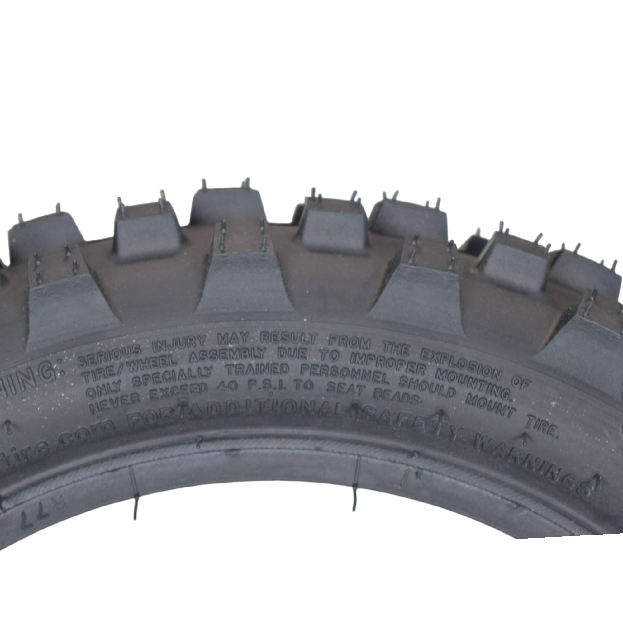 Hoosier Racing Tire 70/100-10 IMX30 Dirt Bike Rear Tube Type Tire with Hoosier Keychain