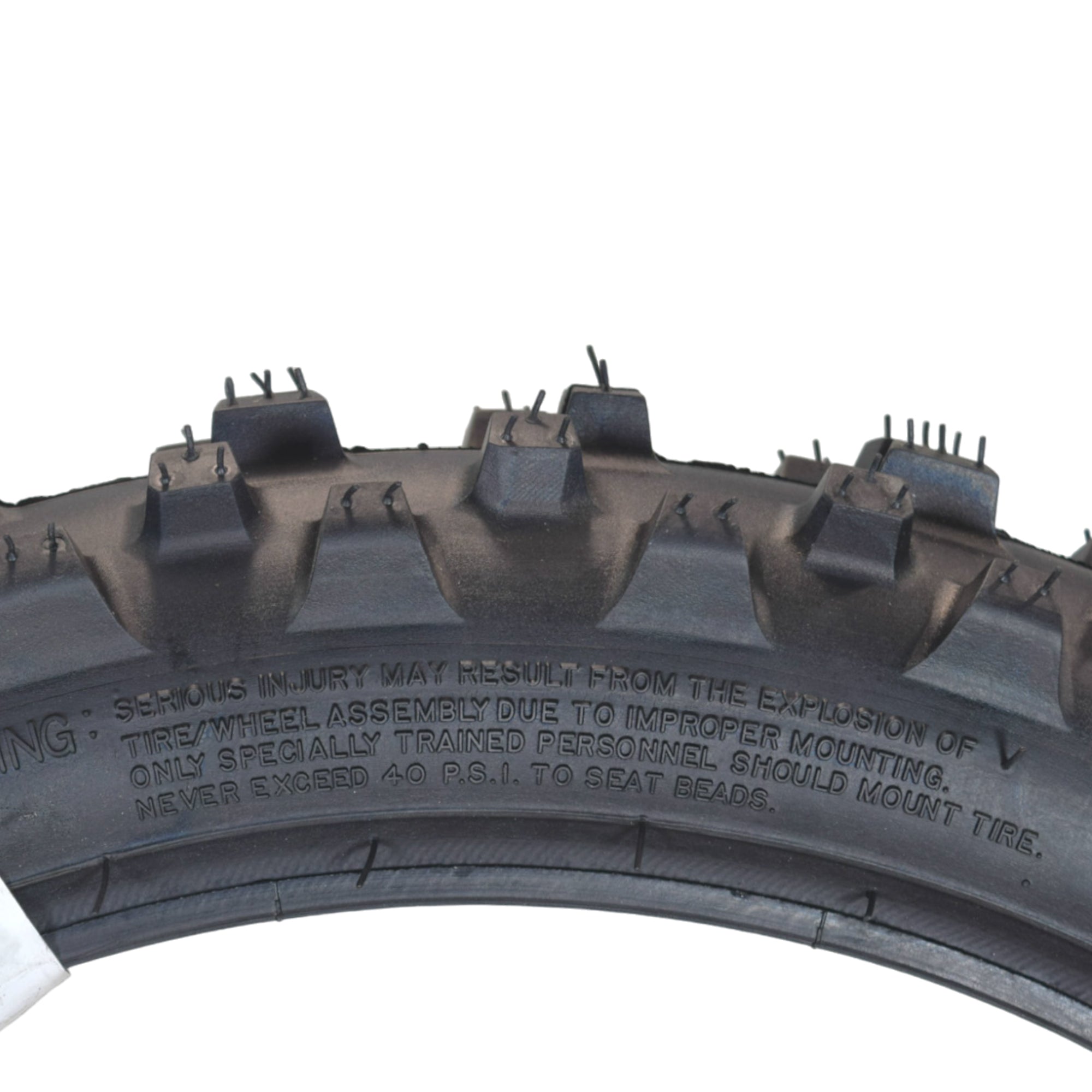 Hoosier Racing Tire Set: 60/100-14 MX30 & 90/100-14 IMX30 Tube Tires & Keychain