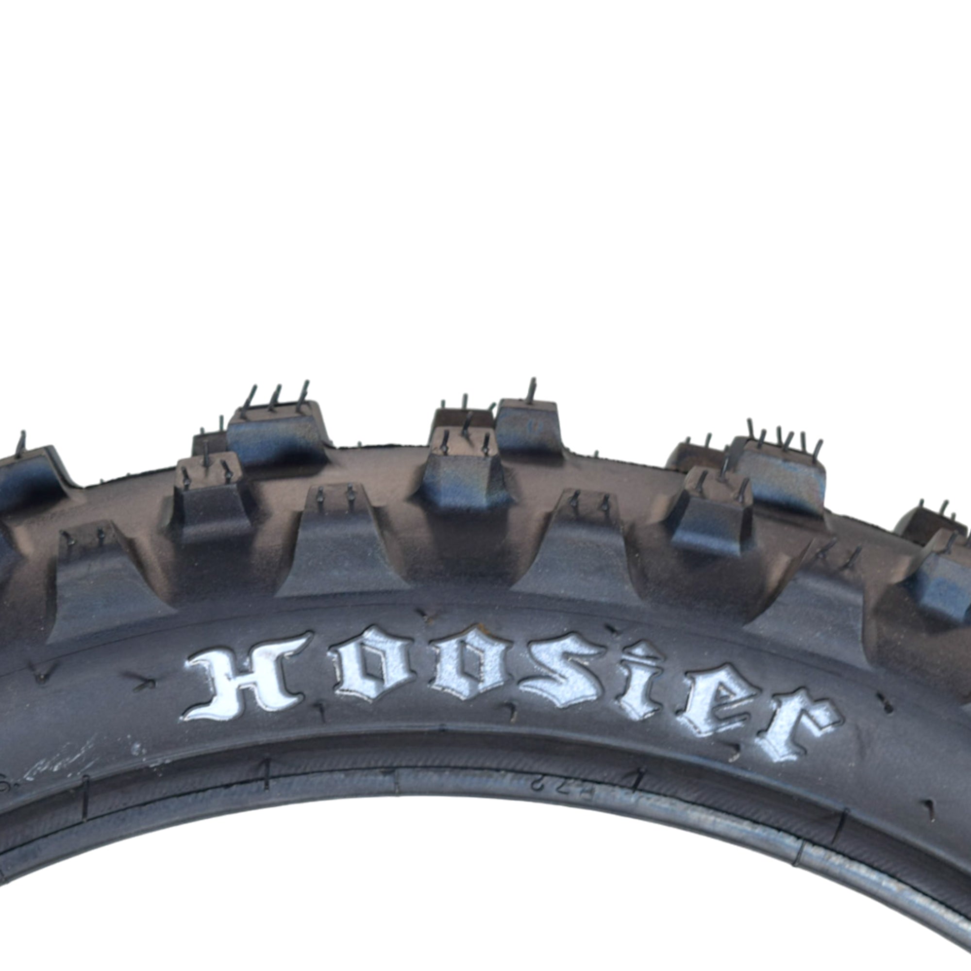 Hoosier Racing Tire Set: 60/100-14 MX30 & 90/100-14 IMX30 Tube Tires & Keychain