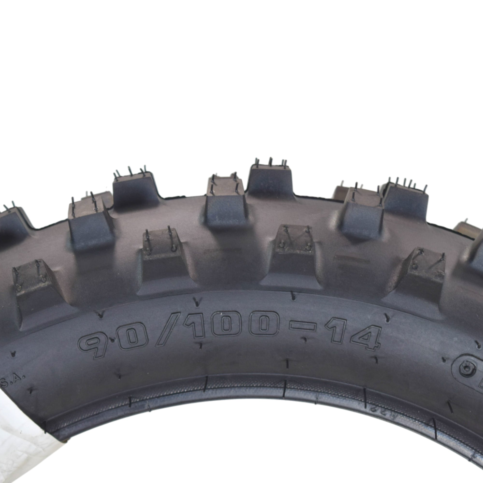 Hoosier Racing Tire Set: 70/100-17 MX30 & 90/100-14 IMX30 Tube Tires & Keychain