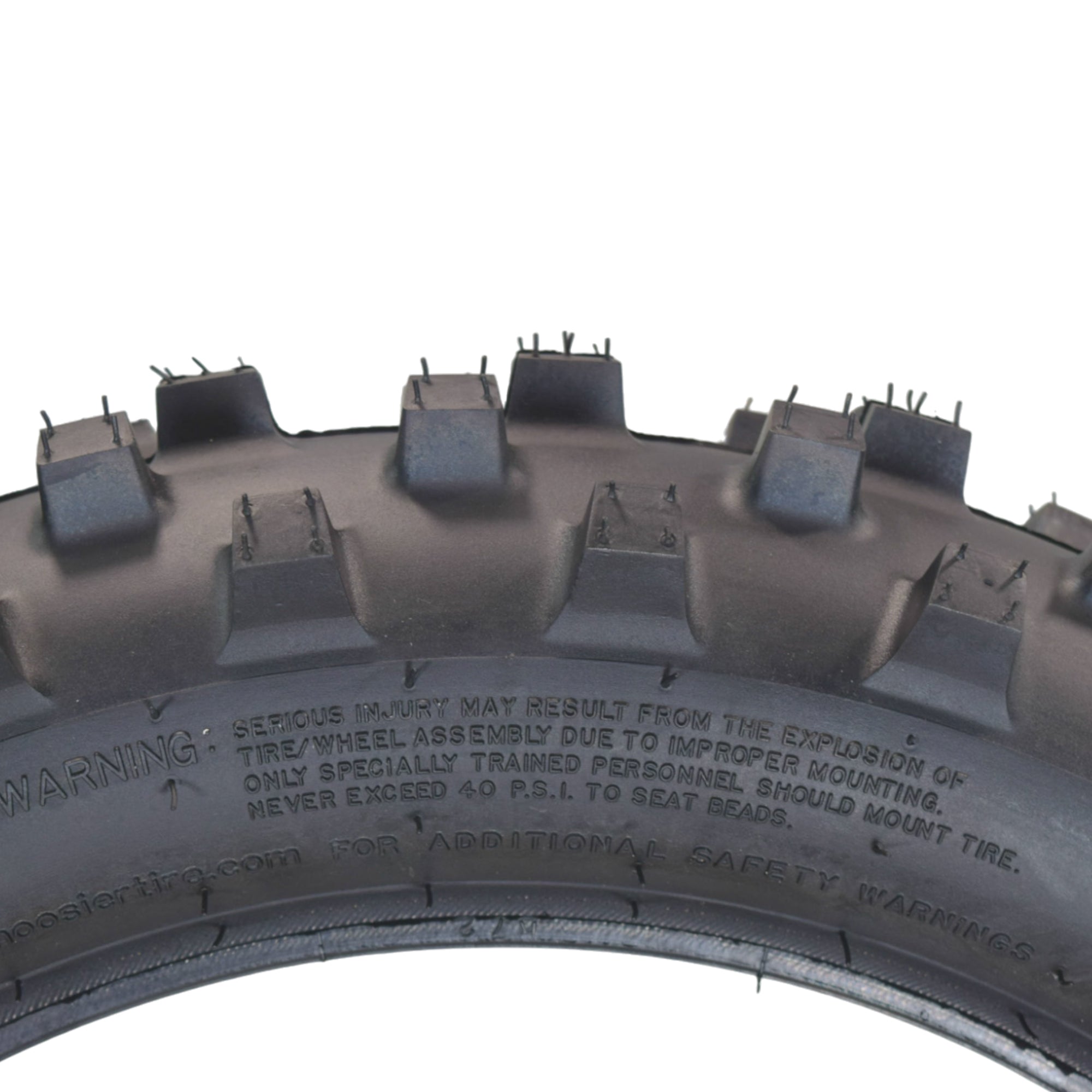 Hoosier Racing Tire Set: 70/100-17 MX30 & 90/100-14 IMX30 Tube Tires & Keychain
