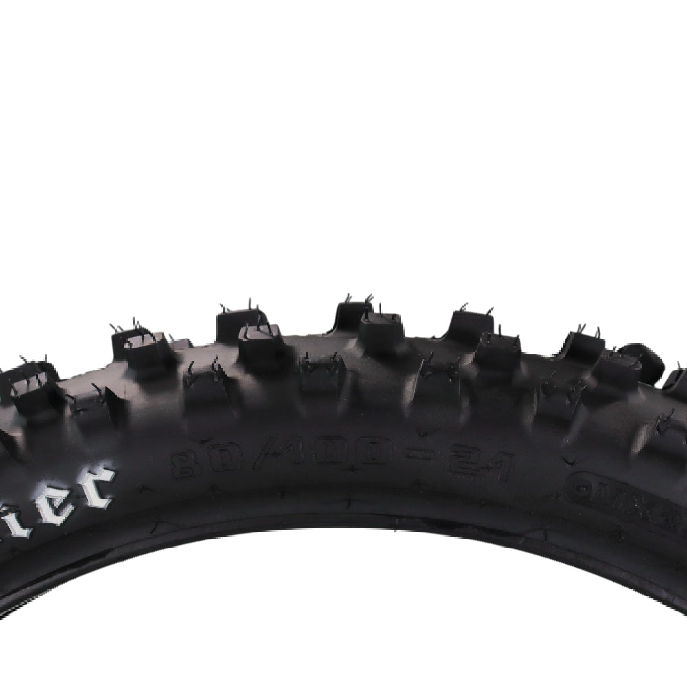 Hoosier Racing Tire 80/100-21 MX25F 125, 250, 450cc Dirt Bike Front Tire with Hoosier Keychain