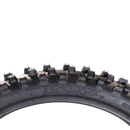 Hoosier Racing Tire 80/100-21 MX30F Dirt Bike Front Tube Type Tire Ideal for 125, 250, 450cc Bikes with Hoosier Keychain