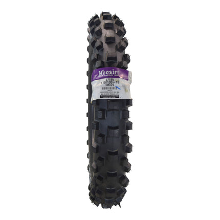 Hoosier Racing Tire 110/100-18 IMX25 125, 250, 450cc Dirt Bike Rear Tube Type Tire with Hoosier Keychain