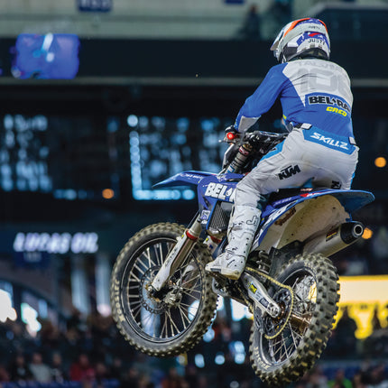 Hoosier Racing Tire 110/100-18 IMX25 125, 250, 450cc Dirt Bike Rear Tube Type Tire with Hoosier Keychain