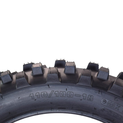 Hoosier Racing Tire 110/100-18 IMX30 Dirt Bike Rear Tube Type Tire Ideal for 125, 250, 450cc Bikes with Hoosier Keychain