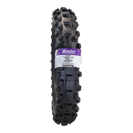 Hoosier Racing Tire 110/90-19 IMX25 C100 Dirt Bike Rear Tube Type Tire Ideal for 125, 250, 450cc Bikes with Hoosier Keychain