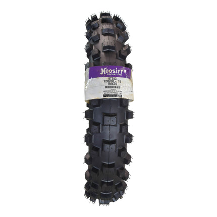 Hoosier Racing Tire 120/80-19 IMX20 C100 250, 450cc Dirt Bike Rear Tube Type Tire with Hoosier Keychain