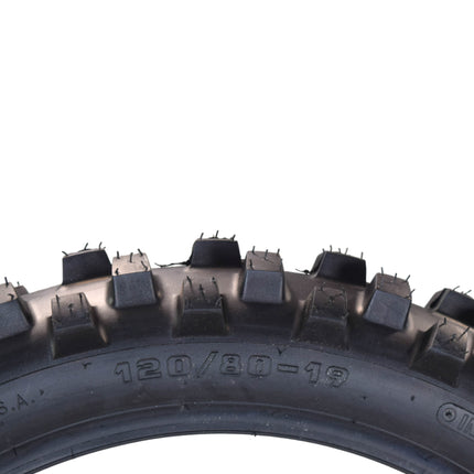Hoosier Racing Tire 120/80-19 IMX25 C100 250, 450cc Dirt Bike Rear Tube Type Tire with Hoosier Keychain