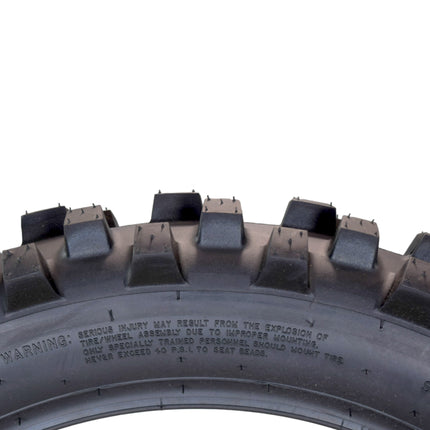 Hoosier Racing Tire 120/90-18 IMX30 Dirt Bike Rear Tube Type Tire Ideal for 250, 450cc Bikes with Hoosier Keychain