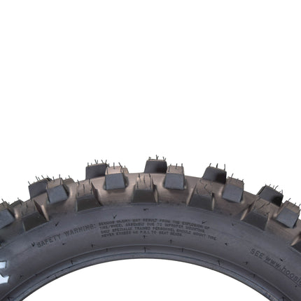 Hoosier Racing Tire 120/90-18 IMX20 C100  Dirt Bike Rear Tube Type Tire Ideal for 250, 450cc Bikes with Hoosier Keychain