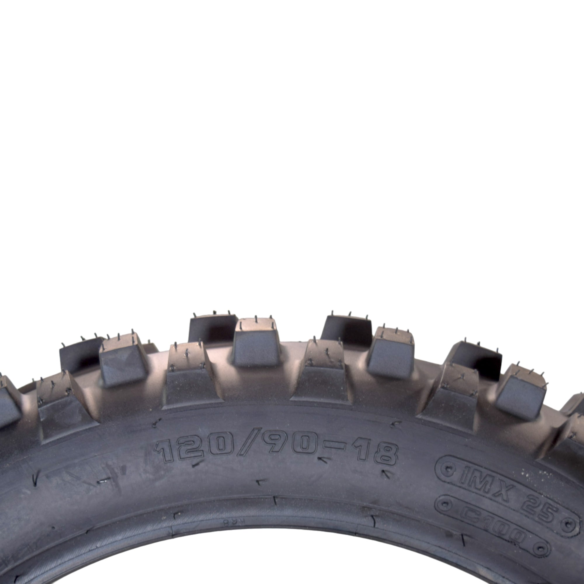Hoosier Racing Tire 120/90-18 IMX25 C100 250, 450cc Dirt Bike Rear Tube Type Tire with Hoosier Keychain