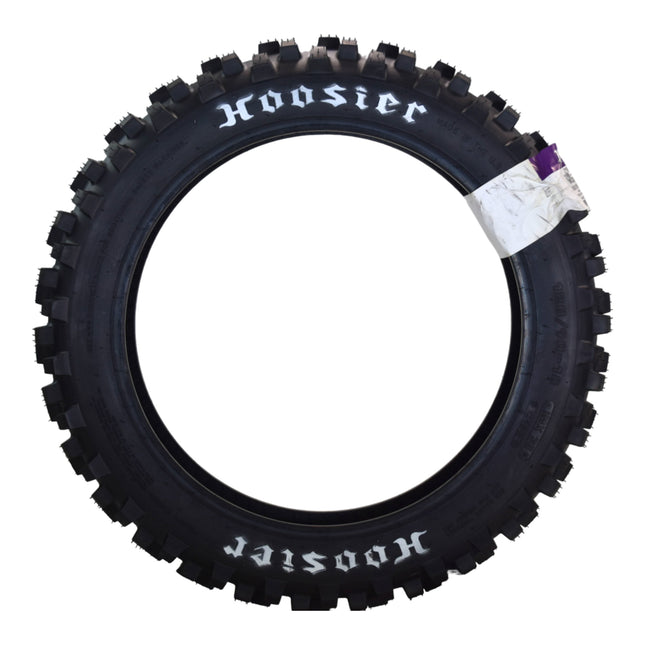Hoosier Racing Tire 120/90-18 IMX30 C100 250, 450cc Dirt Bike Rear Tube Type Tire with Hoosier Keychain
