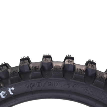 Hoosier Racing Tire 120/80-19 HMX Dirt Bike Rear Tube Type Tire with Hoosier Keychain