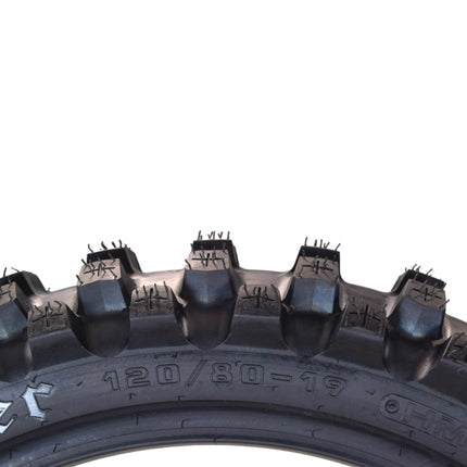 Hoosier Racing Tire 120/80-19 Spec HMX Dirt Bike Rear Tube Type Tire with Hoosier Keychain