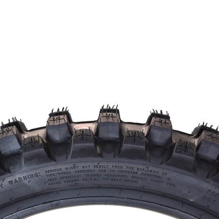 Hoosier Racing Tire 120/80-19 Spec HMX Dirt Bike Rear Tube Type Tire with Hoosier Keychain