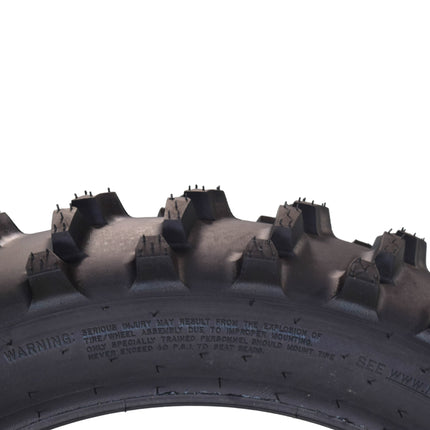 Hoosier Racing Tire 110/100-18 ST1 125, 250, 450cc Dirt Bike Rear Tube Type Tire with Hoosier Keychain