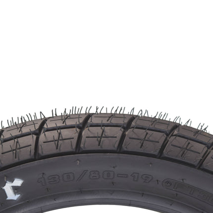 Hoosier Racing Tire 130/80-19 FT30 Flat Track Dirt Bike Front Tube Type Tire with Hoosier Keychain