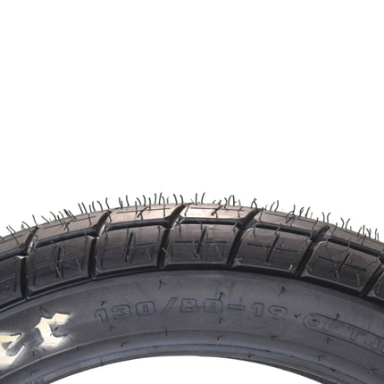 Hoosier Racing Tire 130/80-19 FT40 Flat Track Dirt Bike Front Tube Type Tire with Hoosier Keychain