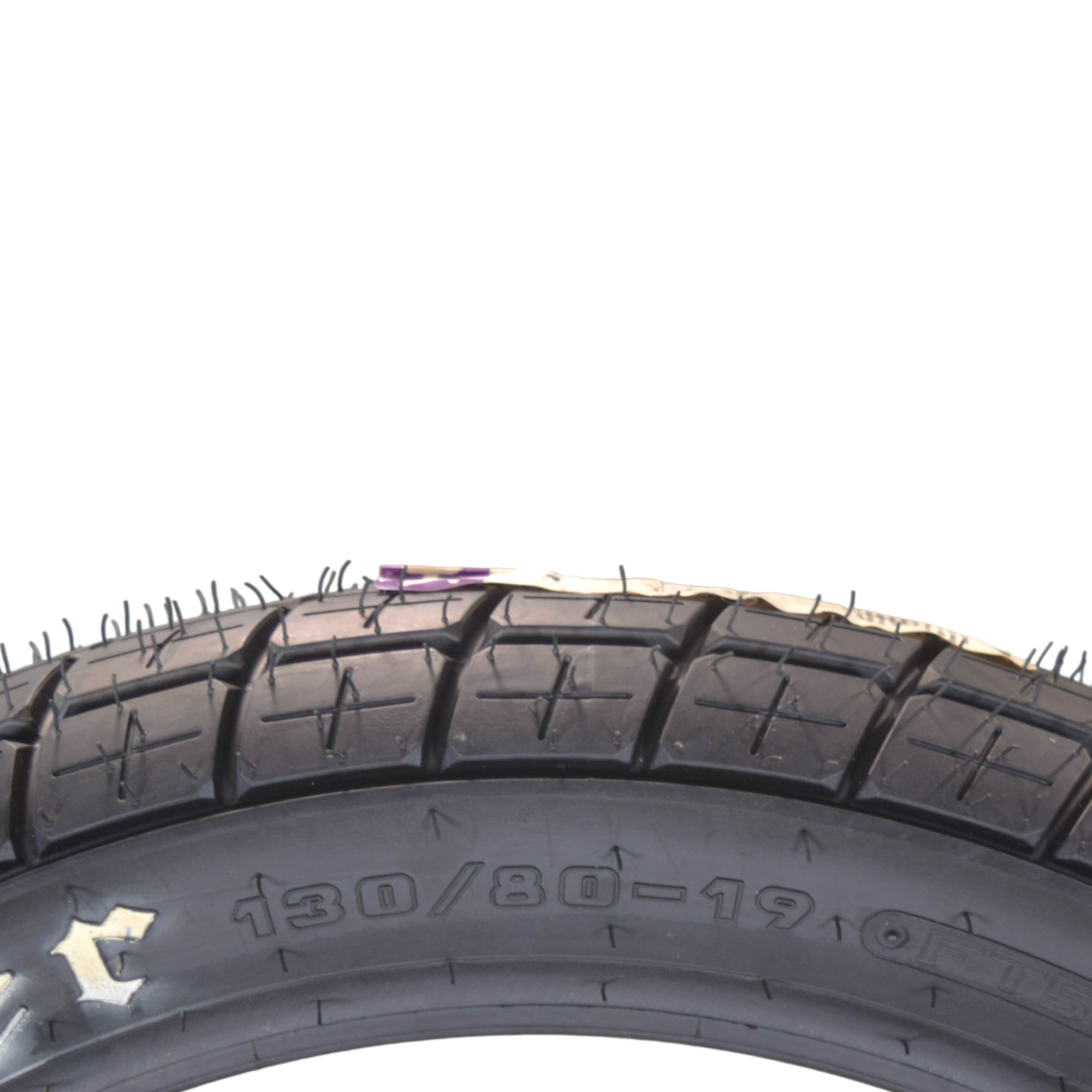 Hoosier Racing Tire 130/80-19 FT50 Flat Track Dirt Bike Front Tube Type Tire with Hoosier Keychain
