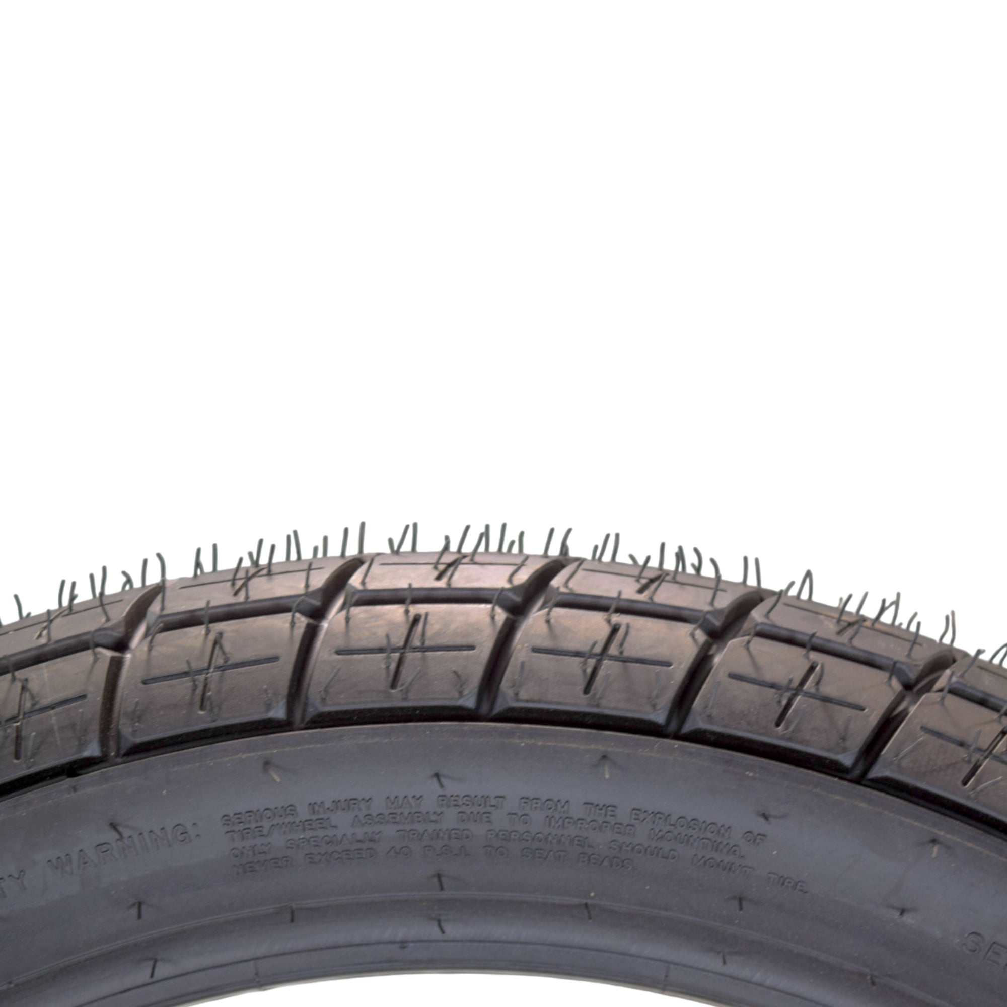 Hoosier Racing Tire 130/80-19 FT50 Flat Track Dirt Bike Front Tube Type Tire with Hoosier Keychain