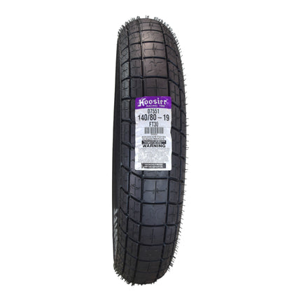Hoosier Racing Tire 140/80-19 FT30 Flat Track Dirt Bike Rear Tube Type Tire with Hoosier Keychain