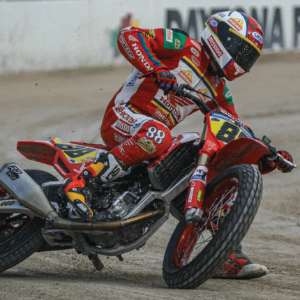 Hoosier Racing Tire 140/80-19 FT30 Flat Track Dirt Bike Rear Tube Type Tire with Hoosier Keychain