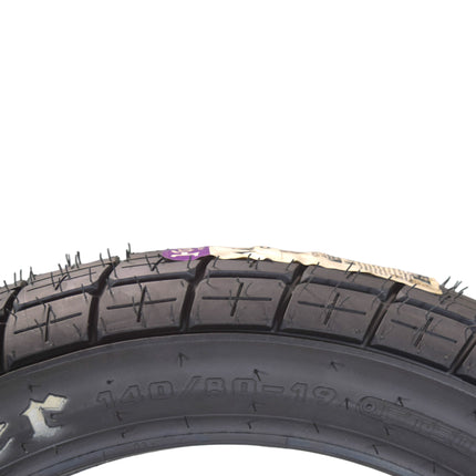 Hoosier Racing Tire 140/80-19 FT50 Flat Track Dirt Bike Rear Tube Type Tire with Hoosier Keychain