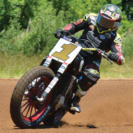 Hoosier Racing Tire 140/80-19 FT50 Flat Track Dirt Bike Rear Tube Type Tire with Hoosier Keychain