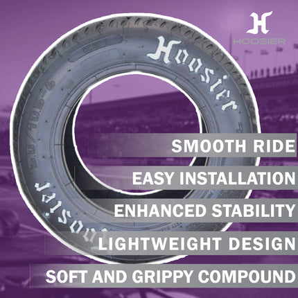 Hoosier 5.0/10.5-6 Treaded Tire (12505EB1) for Electric One Wheel Hoverboards, Skateboards, & Unicycles; Fits Onewheel Pint & Pint X Models (10.5x5.0-6)