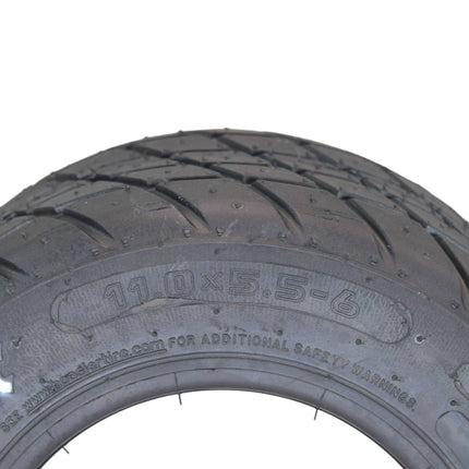 Hoosier 11.0x5.5-6 Treaded Tire (12900EB1) for Electric One Wheel Hoverboards, Skateboards, MonoRide, & Unicycles; Fits Onewheel GT & S Series Models (5.5/11.0-6)