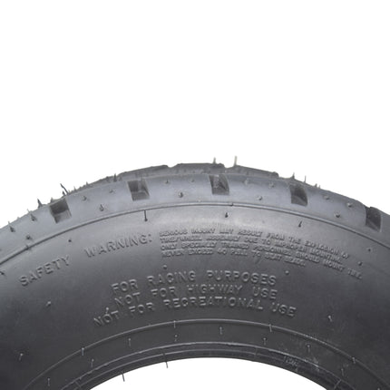 Hoosier Flat Track & TT ATV Tire Set with (2) 18.5x6.0-10 - 16130T10 Front and (2) 18.0X11.0-10 - 16110T10 Rear for Off-Road Racing with Hoosier Keychain (4-Pack)