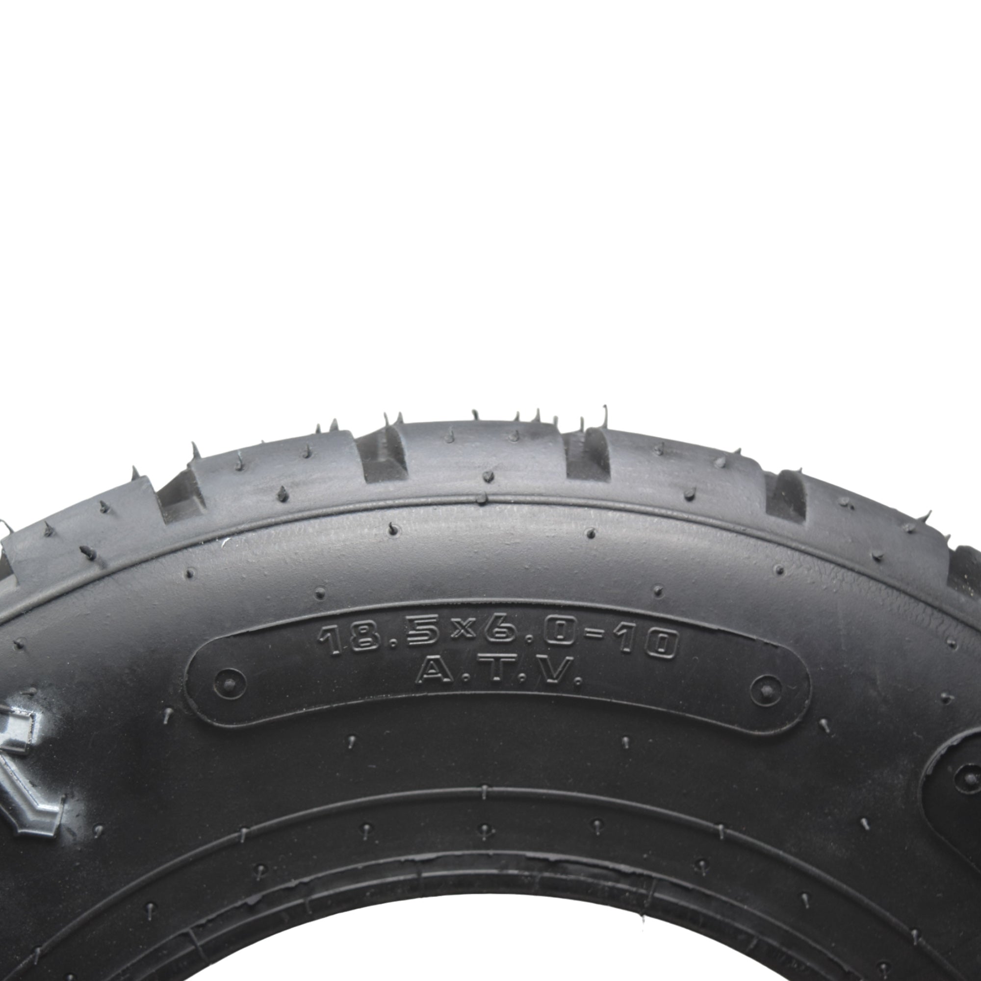 Hoosier Flat Track & TT ATV Tire Set with (2) 18.5x6.0-10 - 16130T10 Front & (2) 18.0X10.0-10 16115RD20 Rear - for Off-Road Racing with Hoosier Keychain (4-Pack)