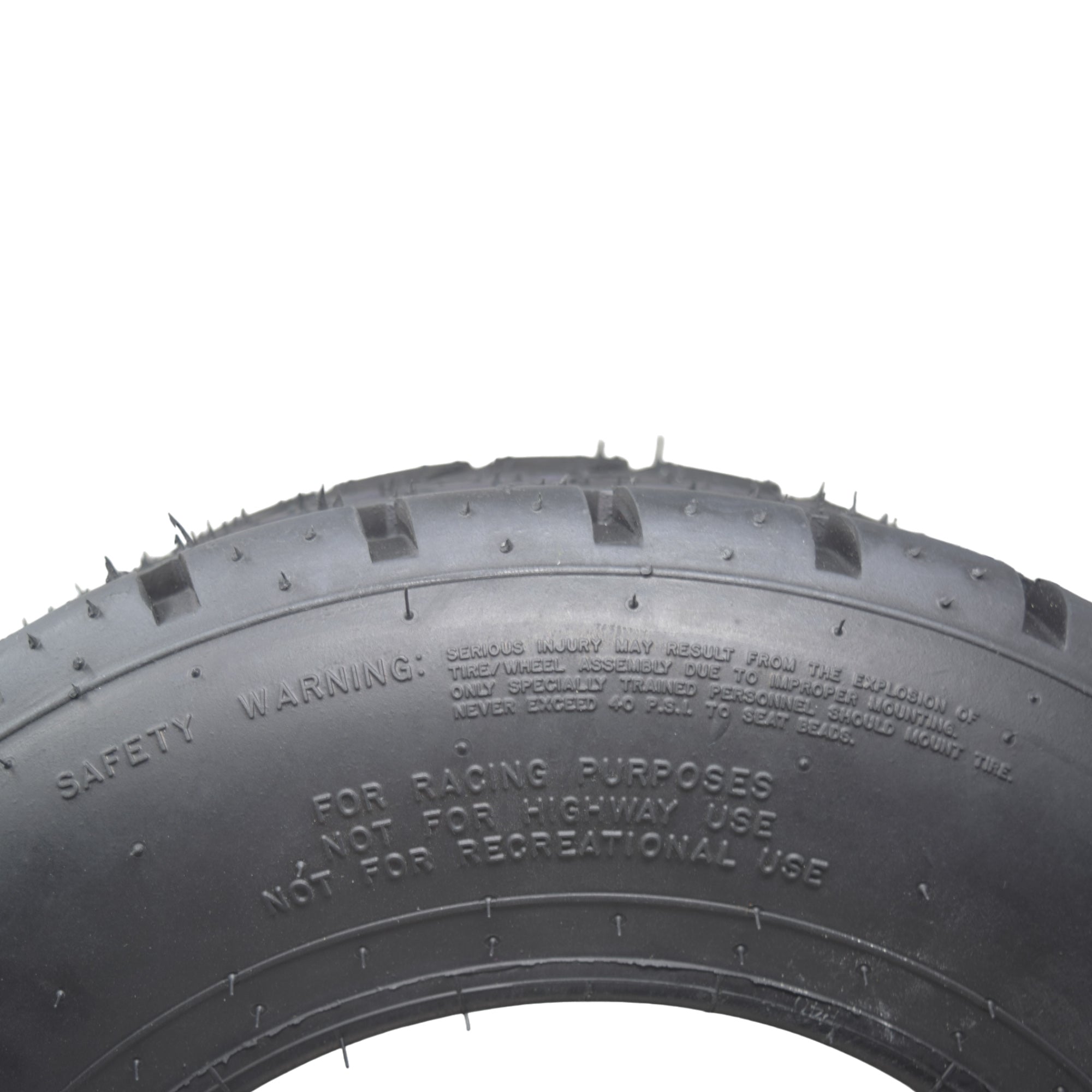 Hoosier Flat Track & TT ATV Tire Set with (2) 18.5x6.0-10 - 16130T10 Front & (2) 18.0X10.0-10 16115RD20 Rear - for Off-Road Racing with Hoosier Keychain (4-Pack)