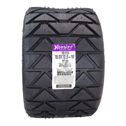 Hoosier Flat Track & TT (Tourist Trophy) Tire 18.5x6.0-10 - 16130T10 for ATV Tire & Off-Road Racing with Hoosier Keychain (2-Pack)