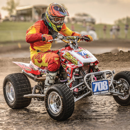 Hoosier Flat Track & TT Tire 18.0X5.5-10 CAB RD20 - 16250RD20 for ATV Off-Road Racing with Hoosier Keychain