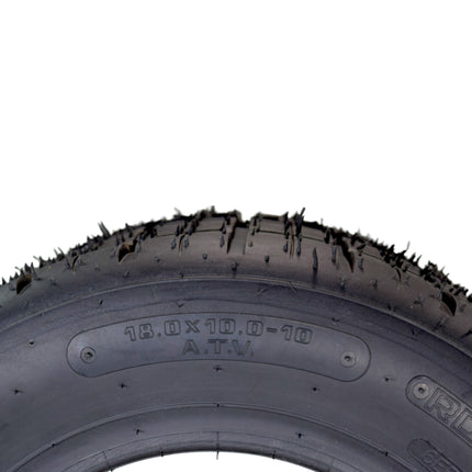 Hoosier Flat Track & TT (Tourist Trophy) Tire 18.0X10.0-10 CB - 16300RD20 for ATV Tire & Off-Road Racing with Hoosier Keychain