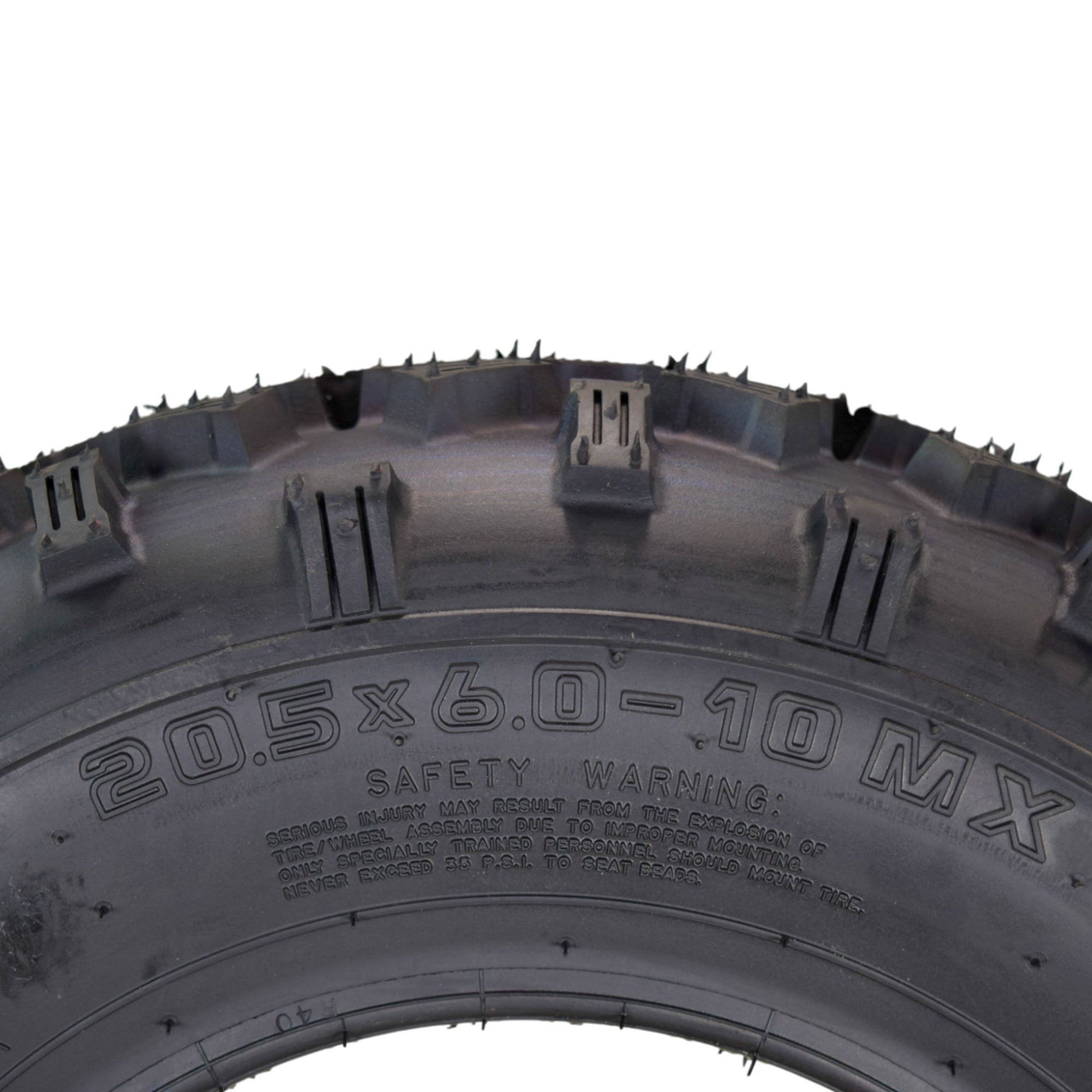 Hoosier ATV MX Tire Set with (2) 20.5X6.0-10 MX150 Front & (2) 18.0X10.0-8 MX150 Rear Tires for Off-Road Motocross Racing with Hoosier Keychain