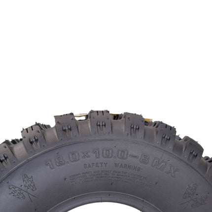 Hoosier ATV MX Tire Set with (2) 20.5X6.0-10 MX150 Front & (2) 18.0X10.0-8 MX200 Rear Tires for Off-Road Motocross Racing with Hoosier Keychain