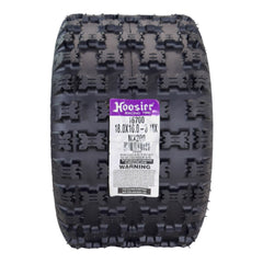 Hoosier ATV MX Rear Tires 18.0X10.0-8 16700MX200 for Motocross Off-Road Racing with Hoosier Keychain (2-Pack)
