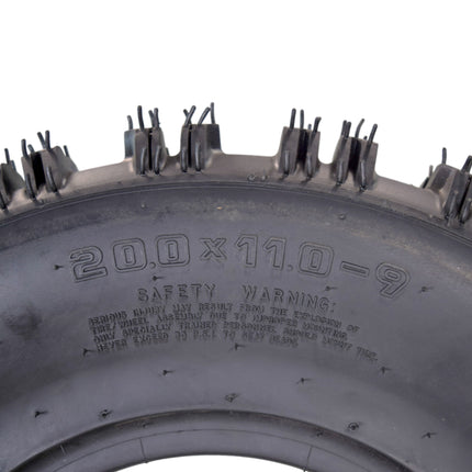 Hoosier ATV Mud Rear Tire 20.0X11.0-9 XC200 for Off-Road Racing with Hoosier Keychain
