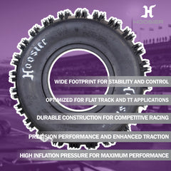 Hoosier ATV Mud Rear Tires 20.0X11.0-9 XC200 for Off-Road Racing with Hoosier Keychain (2-Pack)